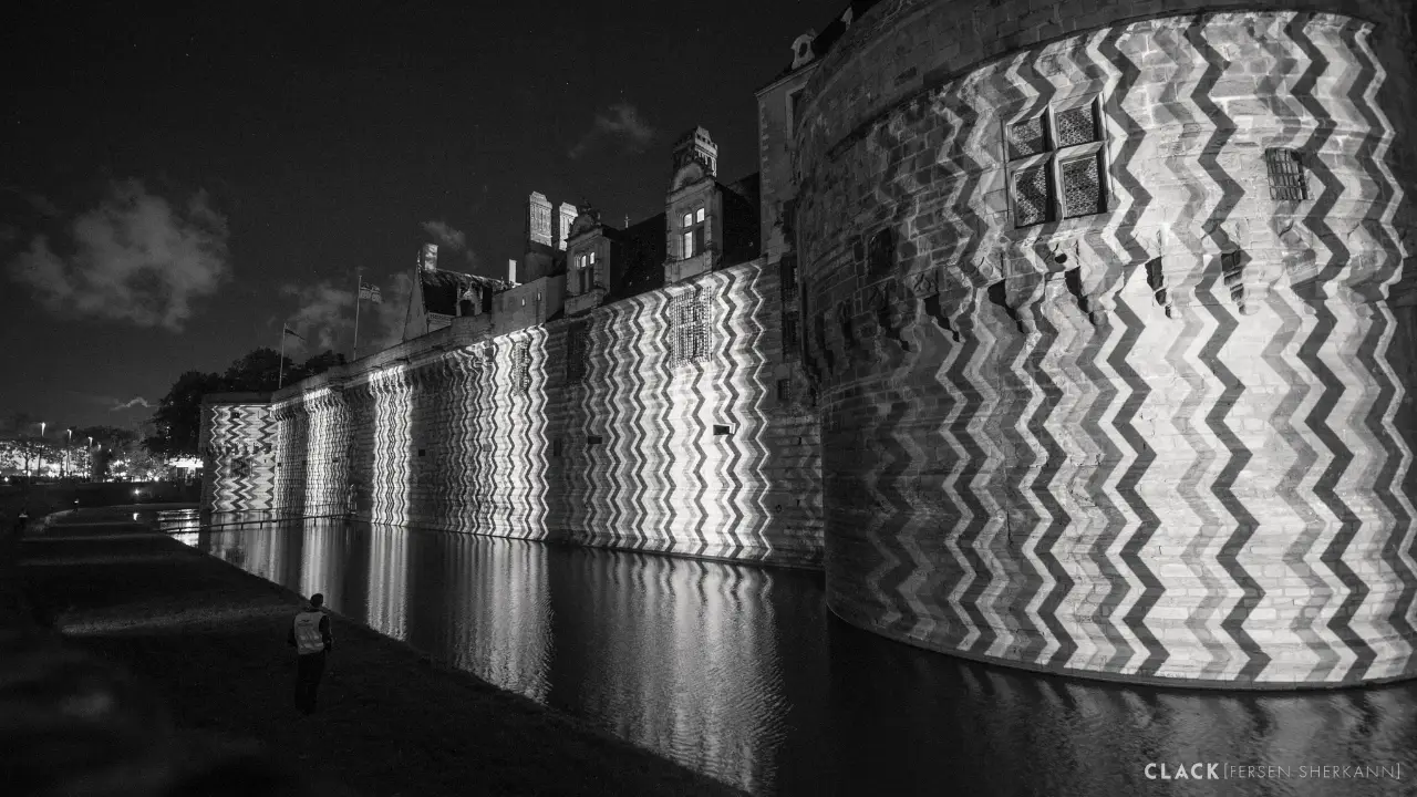 L’Échappée — Création in situ — mapping vidéo architectural — Aurélien Lafargue
